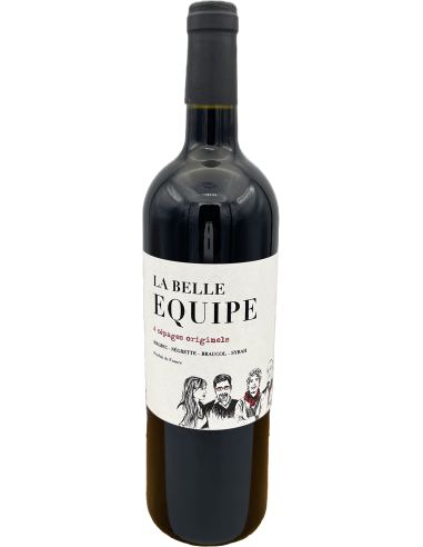 Vin de France Rouge VDF La Belle Equipe 2019 Vinovalie 75cl