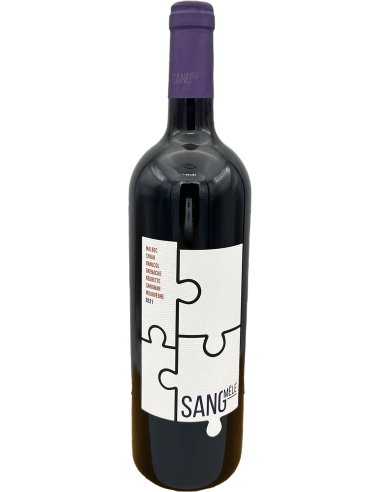 Vin de France Rouge VDF Sang Mêlé 2021 Vinovalie 75cl