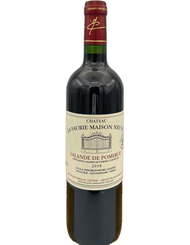 Lalande de Pomerol Rouge AOP 2018 Château La Faurie Maison Neuve 75cl
