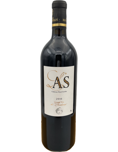 Blaye Côtes de Bordeaux Rouge AOP l'As 2016 Château Haut Grelot 75cl