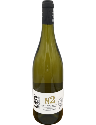 Côtes de Gascogne Blanc IGP Chardonnay - Chenin N°2 Domaine Uby 75cl