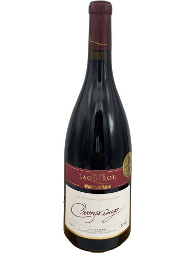 La Clape Rouge AOP Champs Rouge 2020 Vin Bio Château Laquirou 75cl